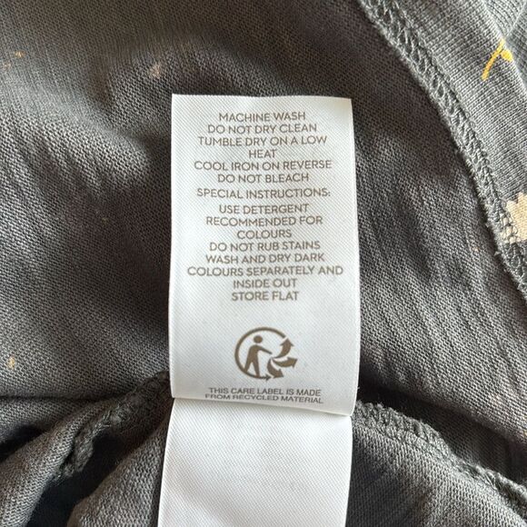 Boden Penny Jersey Dress Gray Floral Print 3/4 Sleeves Size 6P - Picture 11 of 11